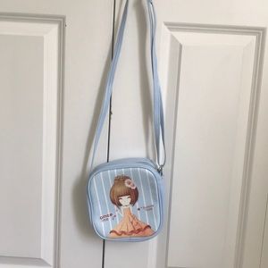 Cute Blue Anime Bag NWOT